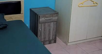 Charming large studio style room with attached bathroom in Malé with WiFi, AC