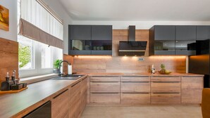 Oven, dishwasher - Stunning private villa for 8 guests with private pool, WIFI, A/C, TV and terrace (Rijeka)