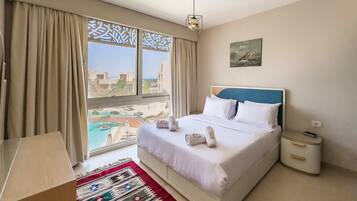 Departamento básico | 8 habitaciones, tabla de planchar con plancha y ropa de cama