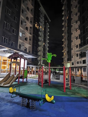 Condo, 2 Bedrooms, Accessible, Patio | Children’s area - Luxurious and Cozy Condo in Quezon City With City View (Quezon City)