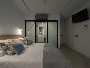 アパートメント | 1 室のベッドルーム、ノートパソコン用作業スペース、アイロン / アイロン台