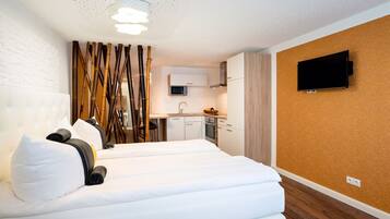 Desk, iron/ironing board, free WiFi, bed sheets