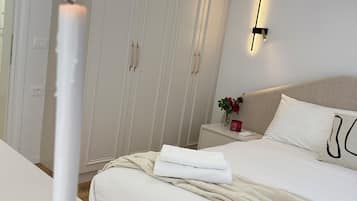 2 chambres, fer et planche Ă repasser, Wi-Fi, draps fournis