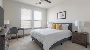1 bedroom, desk, iron/ironing board, WiFi