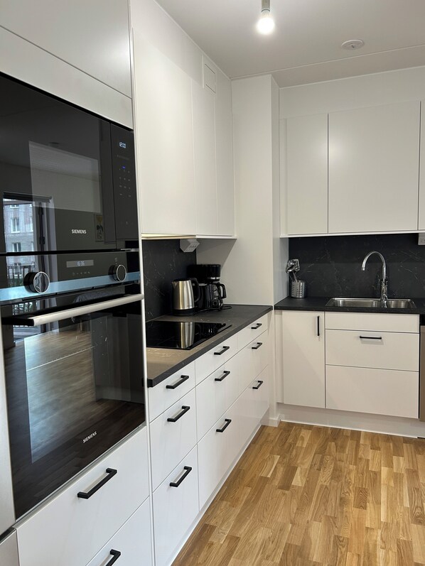 Microwave, oven, dishwasher, toaster