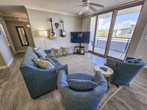 Condo, 2 Bedrooms | Living area | Smart TV - Brighton 103, Ocean View Condo, Full Amenities. 2 Bedroom Condo (Myrtle Beach)