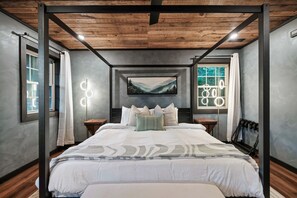 4 bedrooms, iron/ironing board, free WiFi, bed sheets