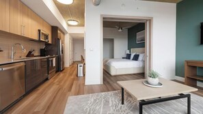 1 bedroom, desk, iron/ironing board, WiFi