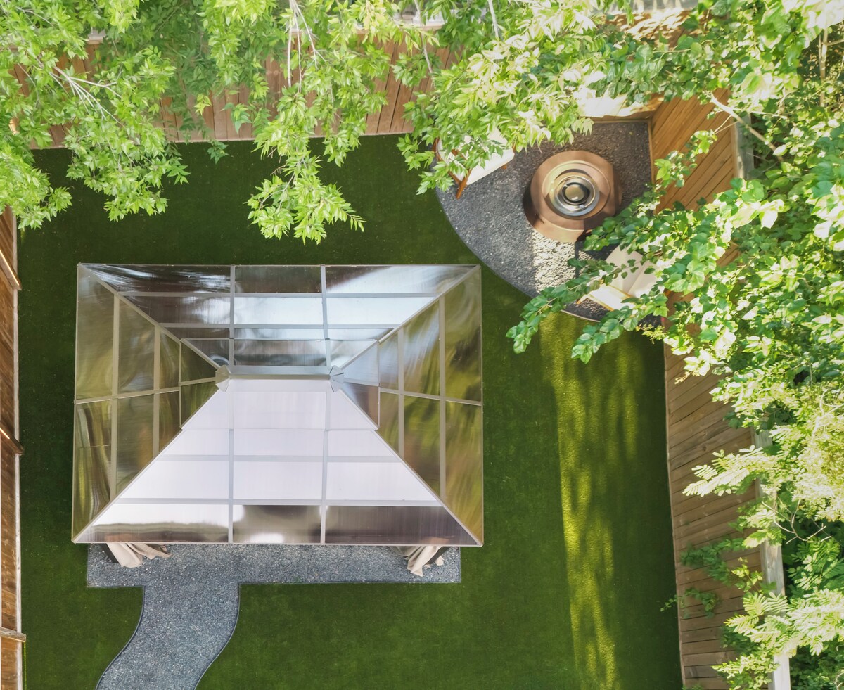Photo 20 of Chill Out in Style with a Breezy Gazebo, Bug-Free Lounging & Fire Pit Vibes