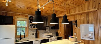 BRIDGE ACCESSIBLE PRIVATE ISLAND CABIN located on the WHITE FISH CHAIN of Lakes