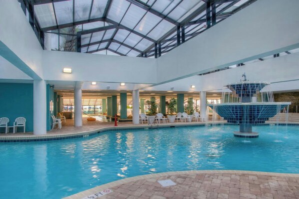Indoor pool, outdoor pool