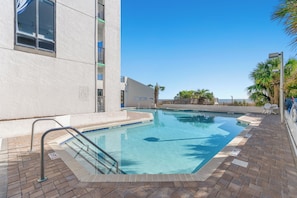 Indoor pool, outdoor pool