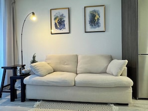 Appartement, vue ville | Coin séjour