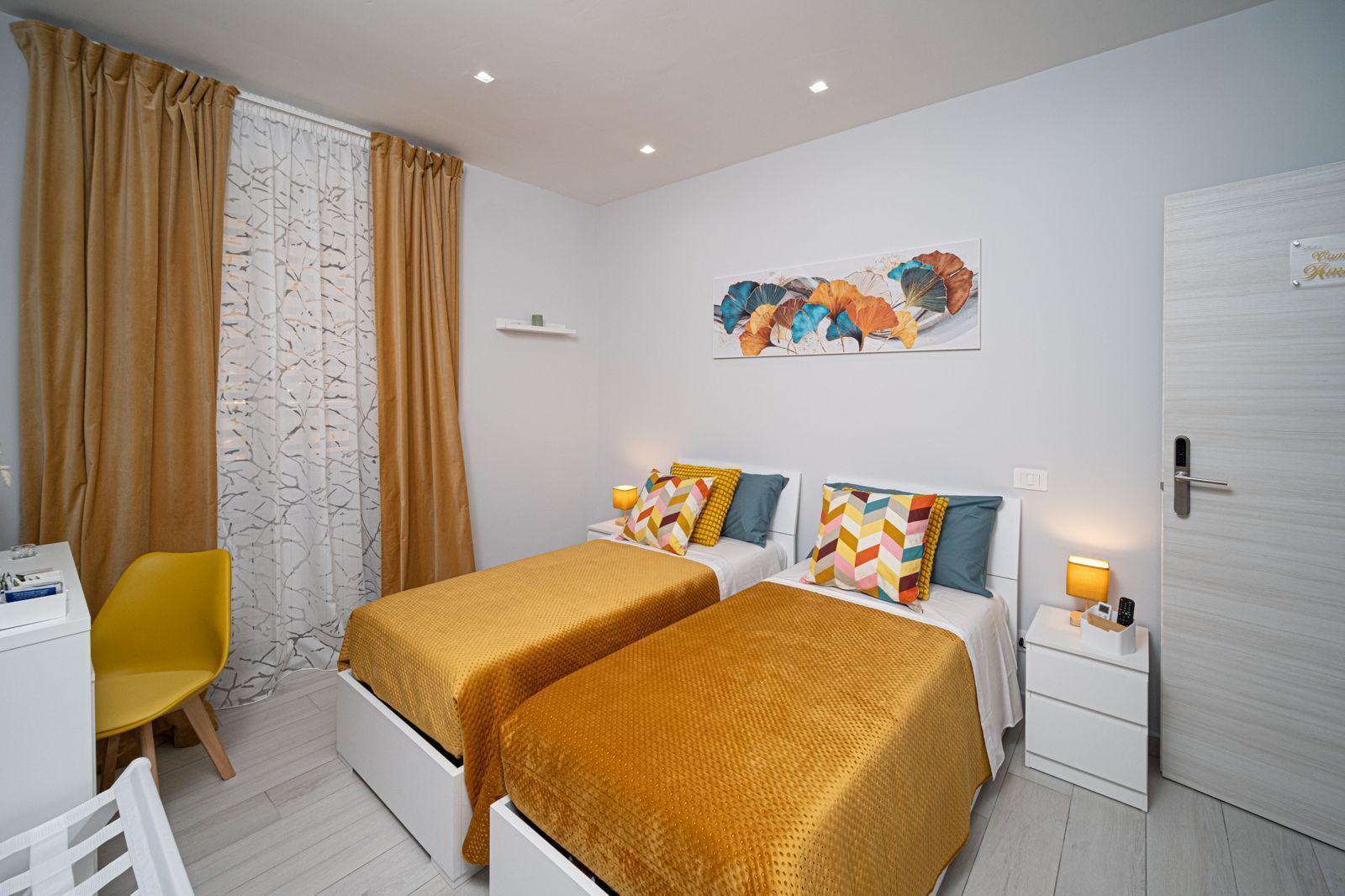 Standard Double or Twin Room, Courtyard View | Desk, free WiFi