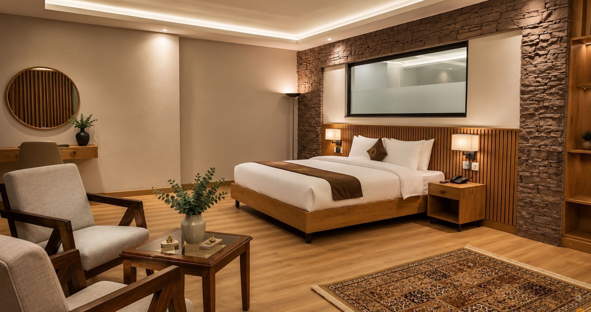 Presidential Suite, Mountain View | Premium bedding, down comforters, desk, laptop workspace