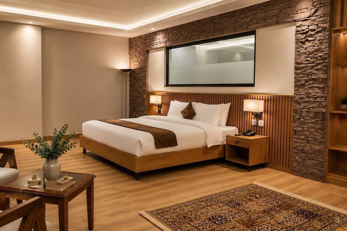 Presidential Suite, Mountain View | Premium bedding, down duvets, desk, laptop workspace