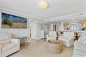 Smart TV, DVD player - Commodore 1106 – Luxury Gulf-Front 3BR Retreat | VIP Beach Service Included (Panama City Beach)