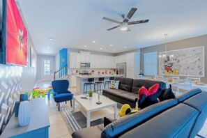 TV - Full Resort Access 5BR | Arcade + Private Pool (Kissimmee)