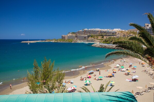 House | Exterior - Beachfront Apartment in Mogan With Ocean Views (Mogan)