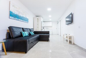 House | Living room - Beachfront Apartment in Mogan With Ocean Views (Mogan)