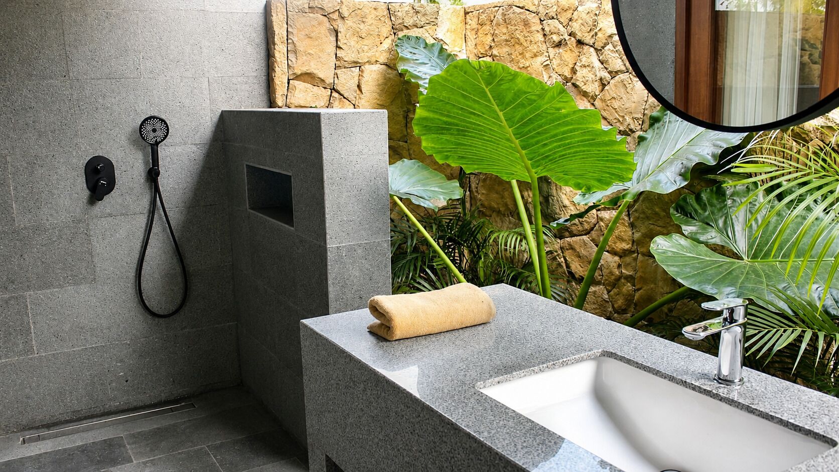 Premium Villa, Patio, Garden View | Bathroom