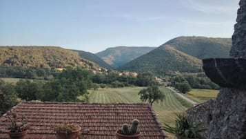 Blick von der Unterkunft