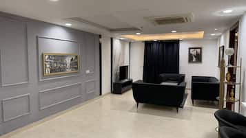 公寓, 3 間臥室, 吸煙房, 露台 | 客廳
