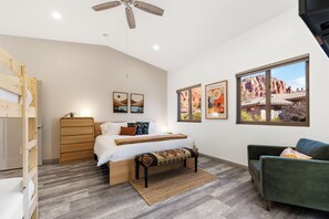 3 dormitorios, tabla de planchar con plancha, wifi y ropa de cama