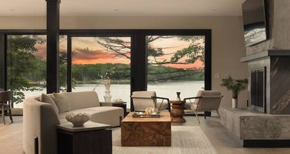 Luxury Lakefront designer-built property in Northwoods! 4 BDR, 10 Beds, 4 Bath