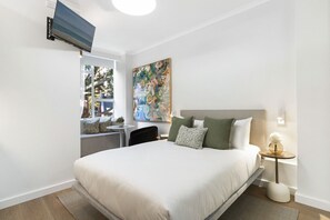 Desk, iron/ironing board, free WiFi, bed sheets