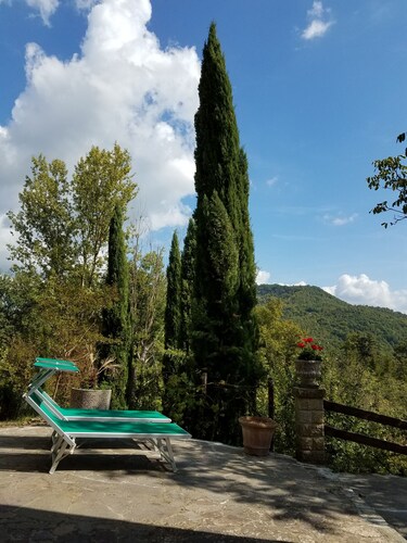 Enchanting two stone villas in the heart of Tuscany-Tastefully maintained