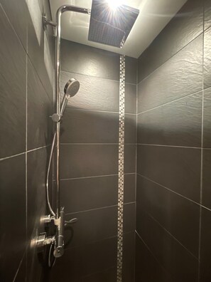 Shower, toilet paper