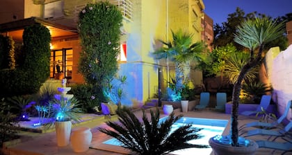 Beach Villa at Split Top location, with pool, sea view and tropical garden