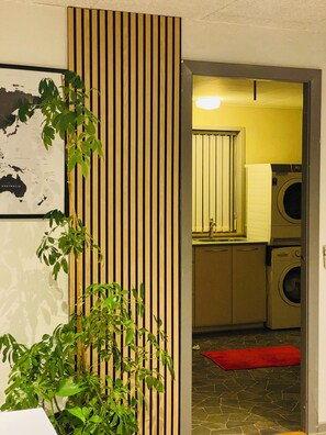 Shared Dormitory, 4 Bedrooms, Smoking, Garden View | Laundry