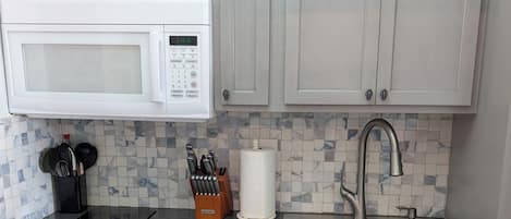 Microwave, oven, stovetop