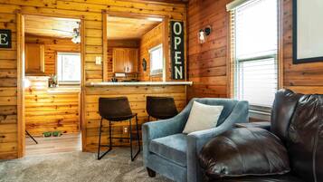 42-inch flat-screen TV with digital channels