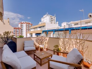 Terrace/patio - Terrace Penthouse by the beach (Quarteira)