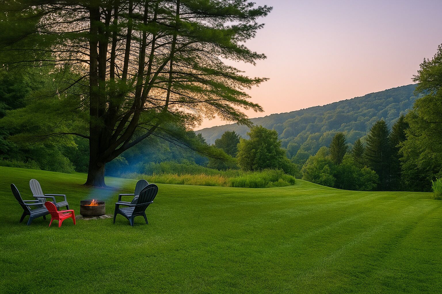 Overnattingsstedets uteområder