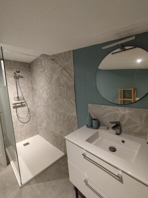 Sèche-cheveux, savon, papier toilette