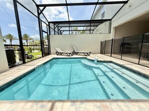 Una piscina climatizada