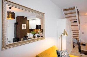 Living room - Two-storey Holiday Home, Sauna, Whirlpool (Mielno)