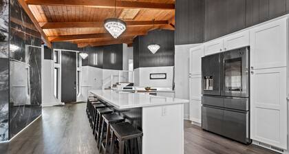 Luxury 5BR Retreat w/ Indoor Pool, Theater Room, Massive Kitchen – Sleeps 12+