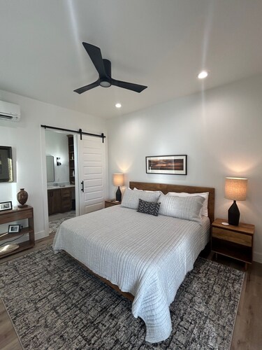 Come get away from the city in a new 2 bedroom farmhouse on 145 acres