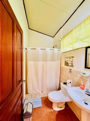 Toallas, jabón, papel de baño 