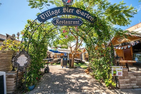 Outdoor dining. Spacious Downtown Cocoa Village Estate 1 with River Views!