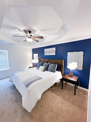 3 bedrooms, iron/ironing board, travel crib, free WiFi