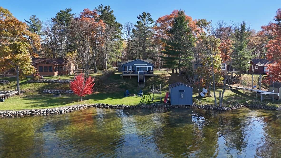 Aerial view of property