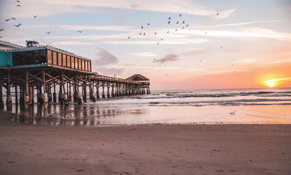 On the beach