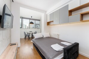 1 soverom, strykejern/-brett, wi-fi og sengetøy