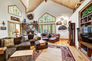 TV connectée, cheminée, jeux vidéo, espaces bureaux